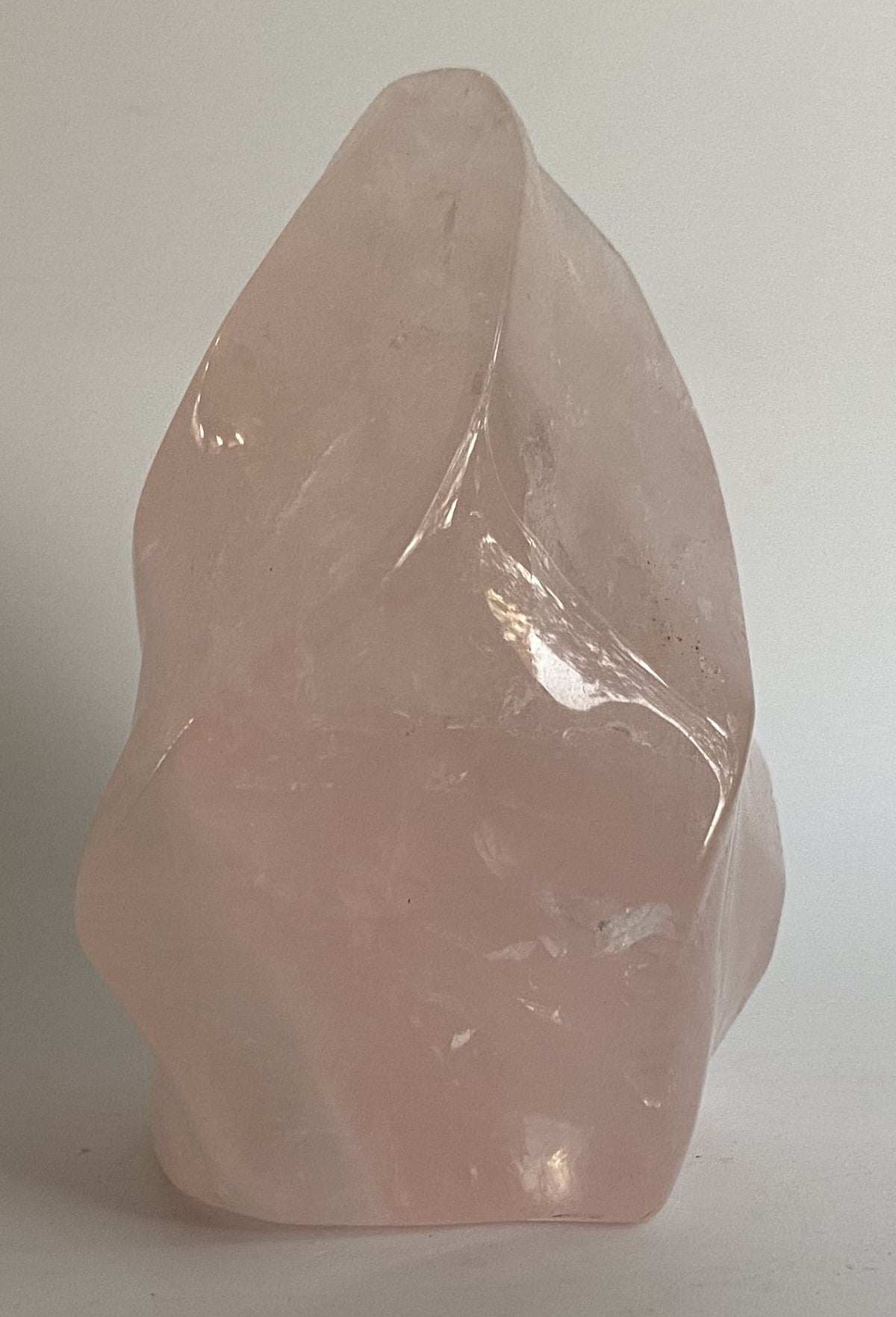 Sculptura din cuart roz piatra semipretioasa naturala model unic