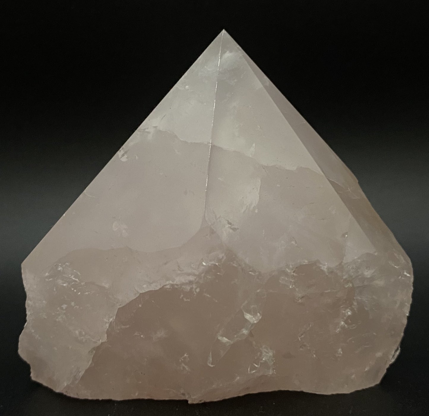 Cuart Roz - Varf polisat piatra semipretioasa