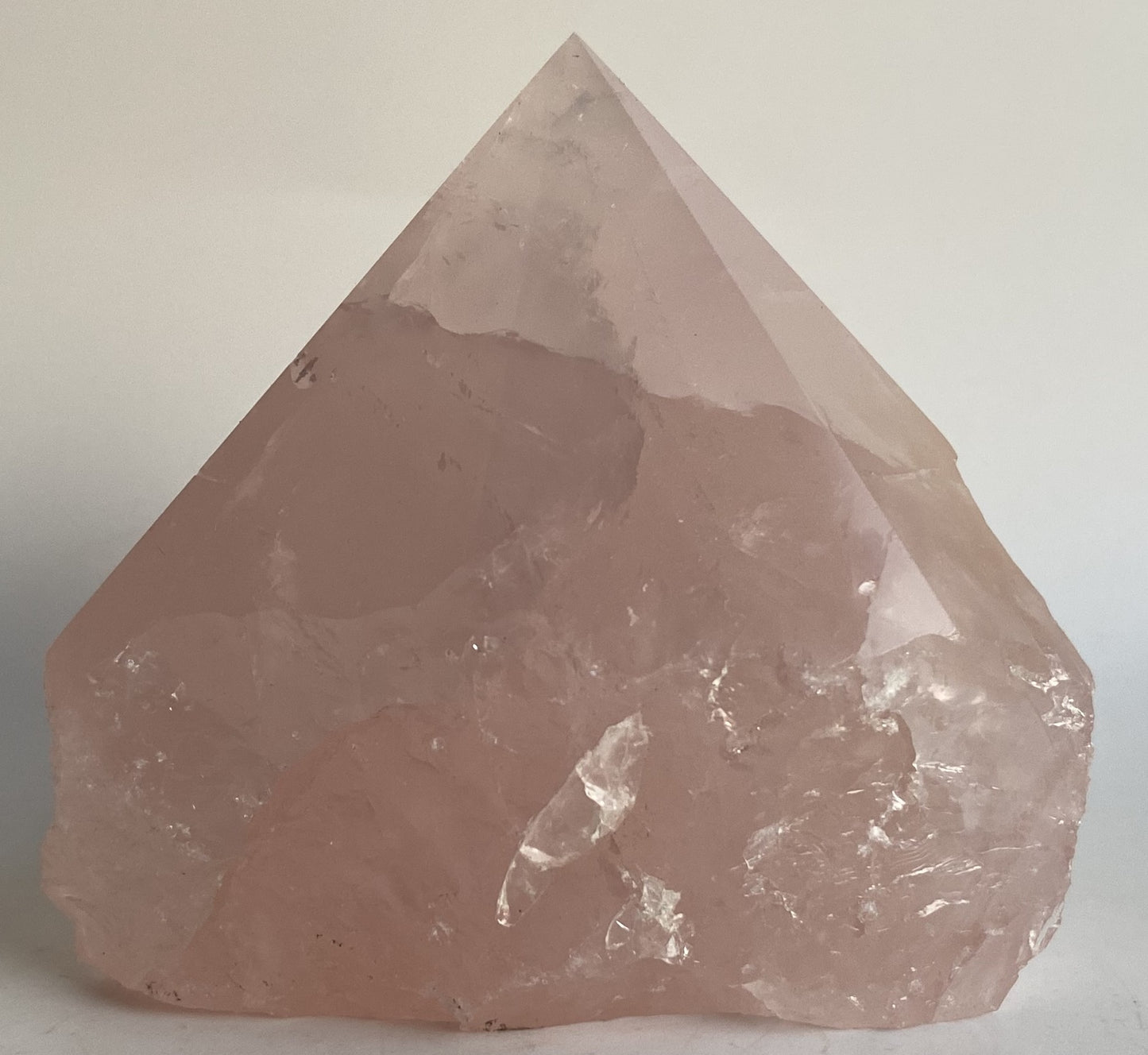 Cuart Roz - Varf polisat piatra semipretioasa