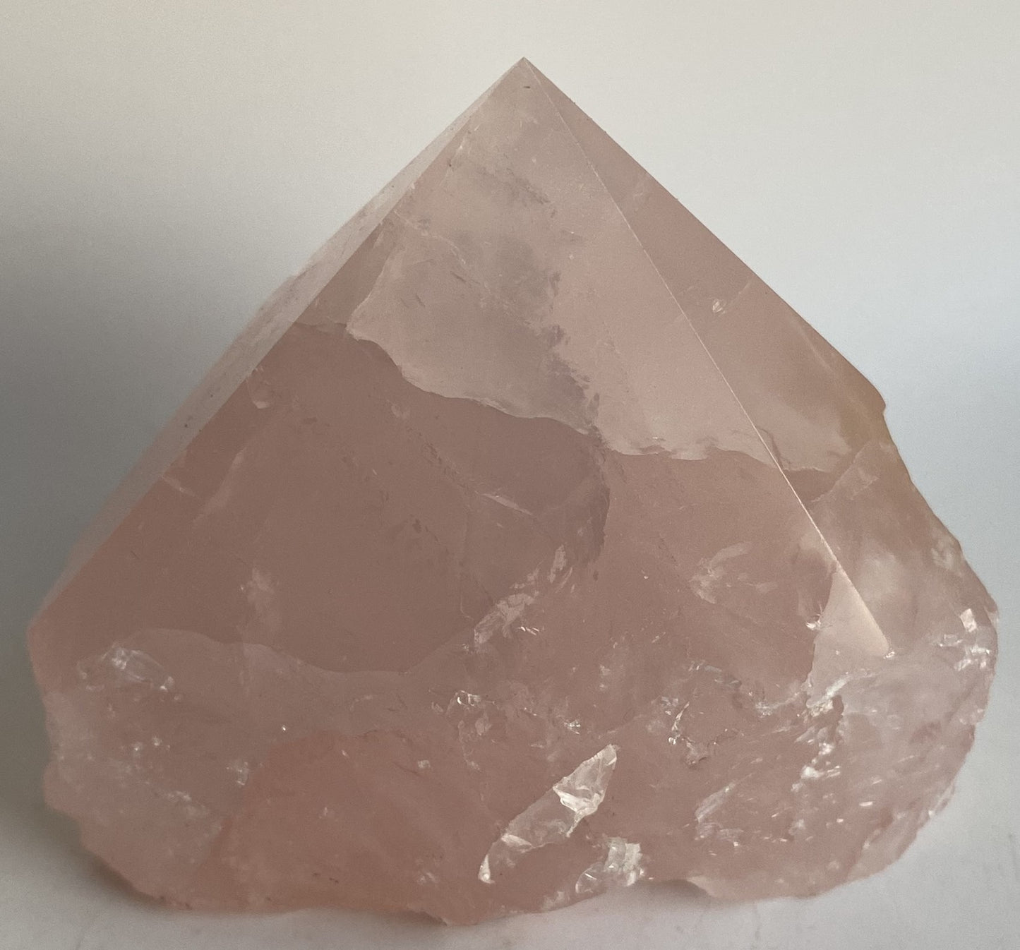 Cuart Roz - Varf polisat piatra semipretioasa