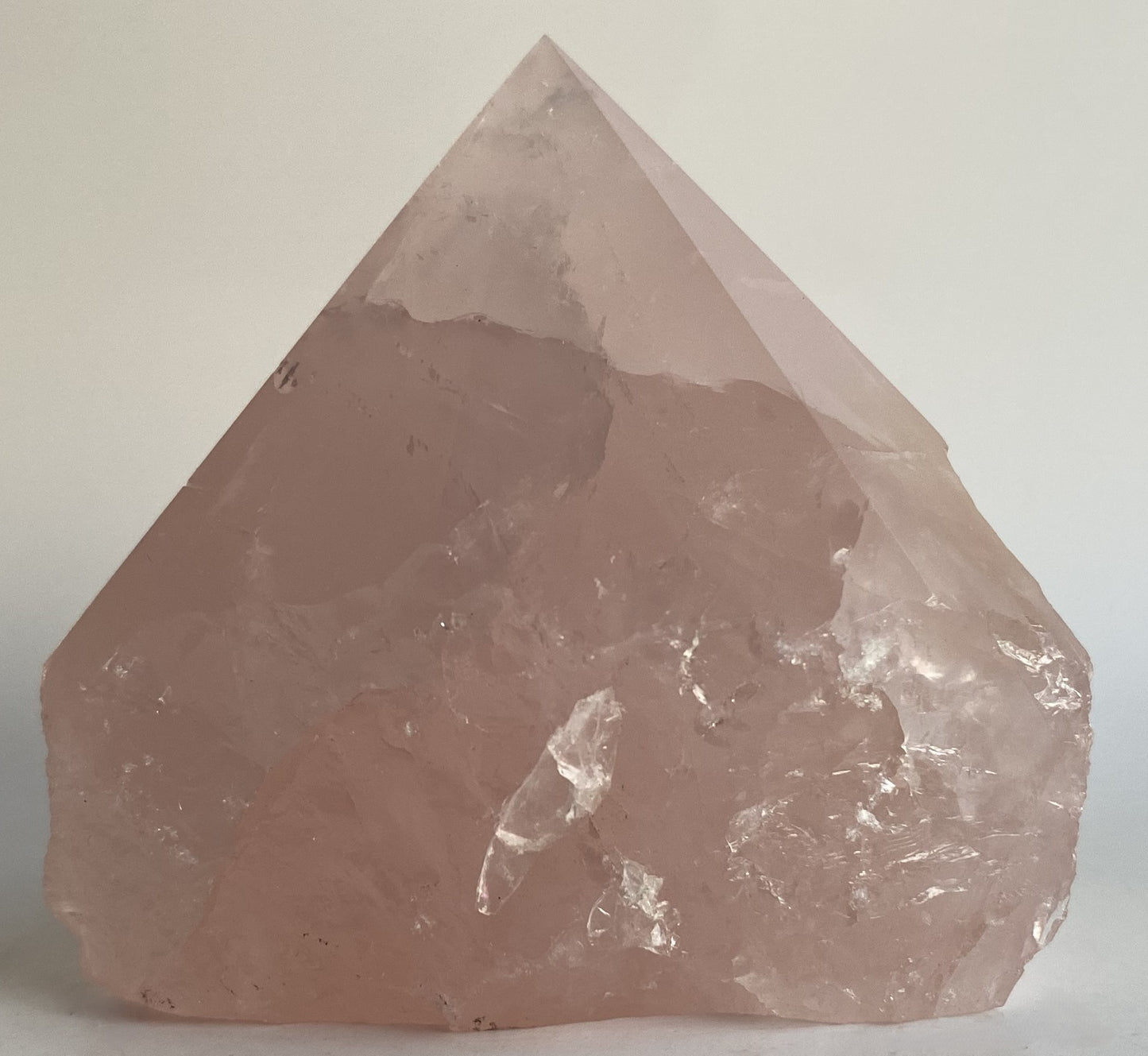 Cuart Roz - Varf polisat piatra semipretioasa