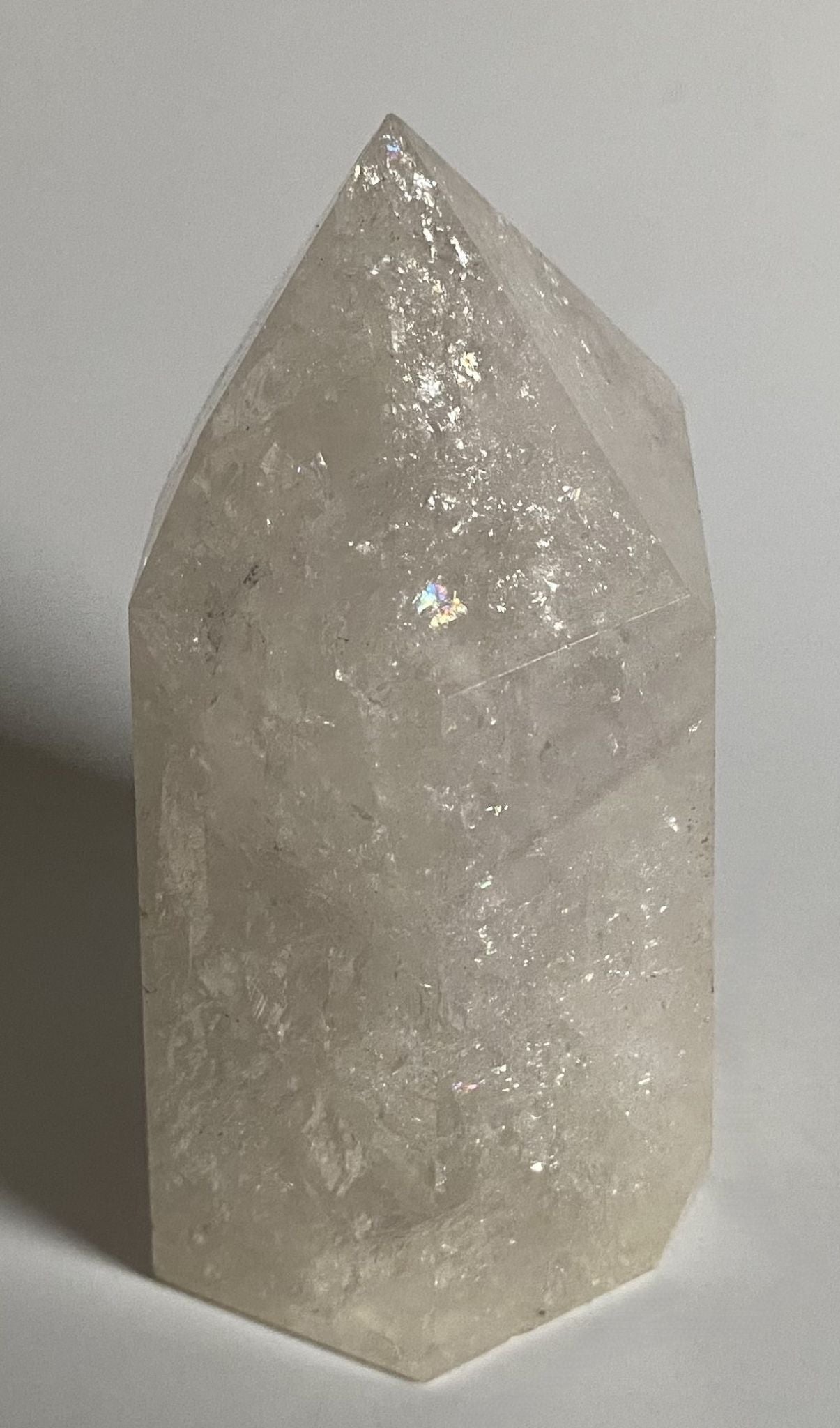 Cuart Transparent (Cristal de Stanca) - Obelisc 10.5cm - Cristale Vindecatoare