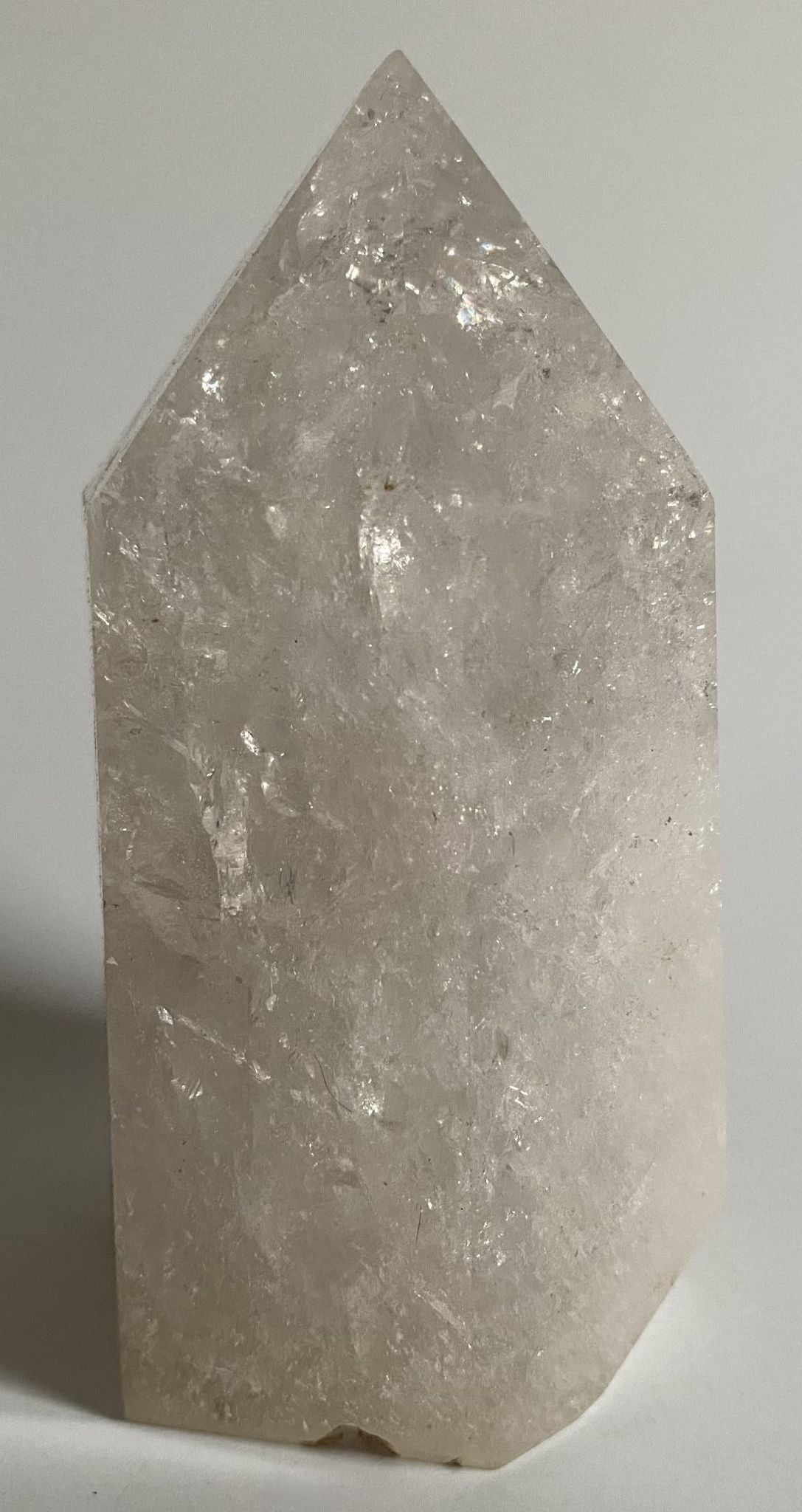 Cuart Transparent (Cristal de Stanca) - Obelisc 10.5cm - Cristale Vindecatoare