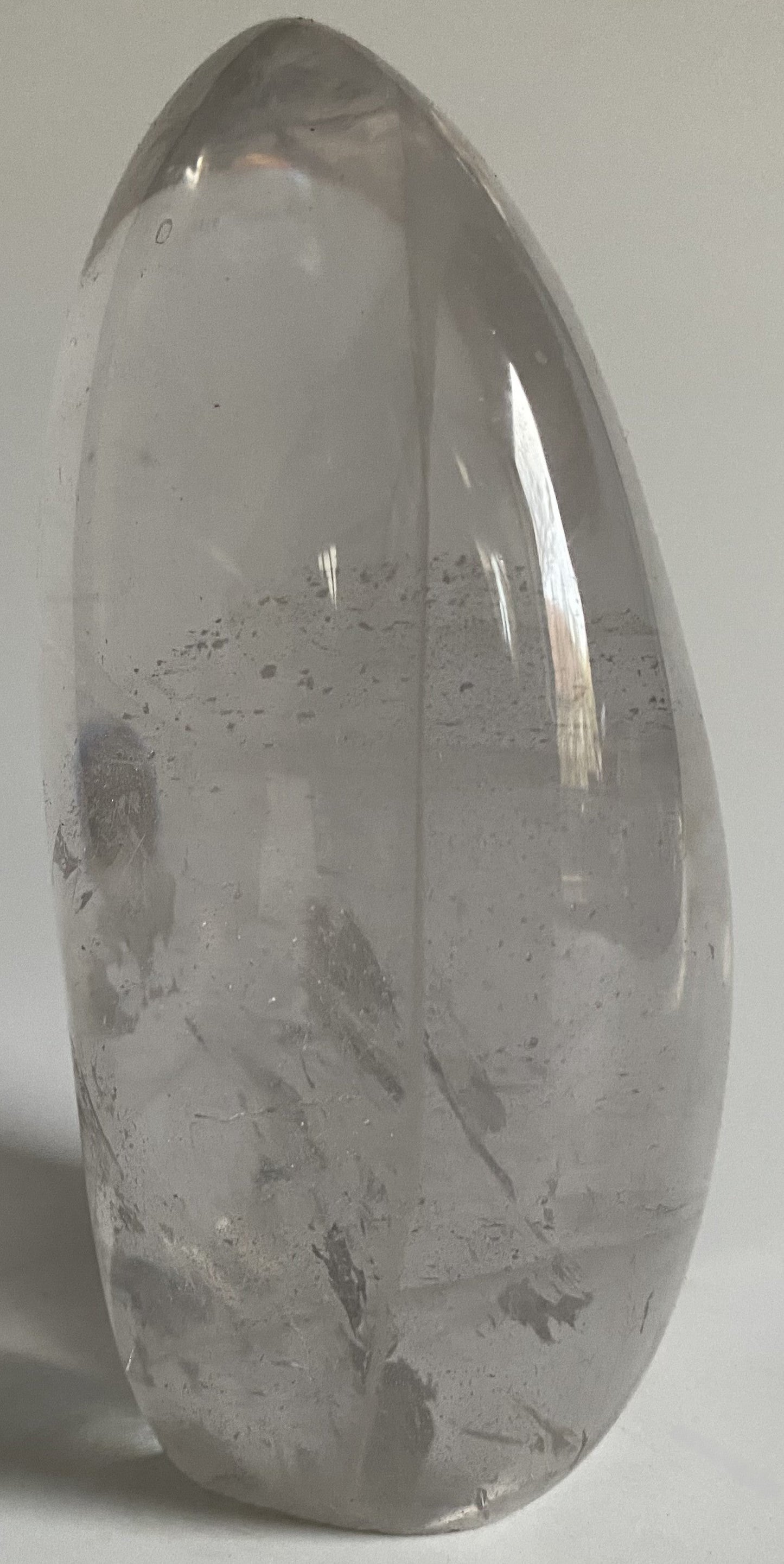 Sculptura din Cuart Transparent 11.8cm piatra semipretioasa cristala de stanca clara
