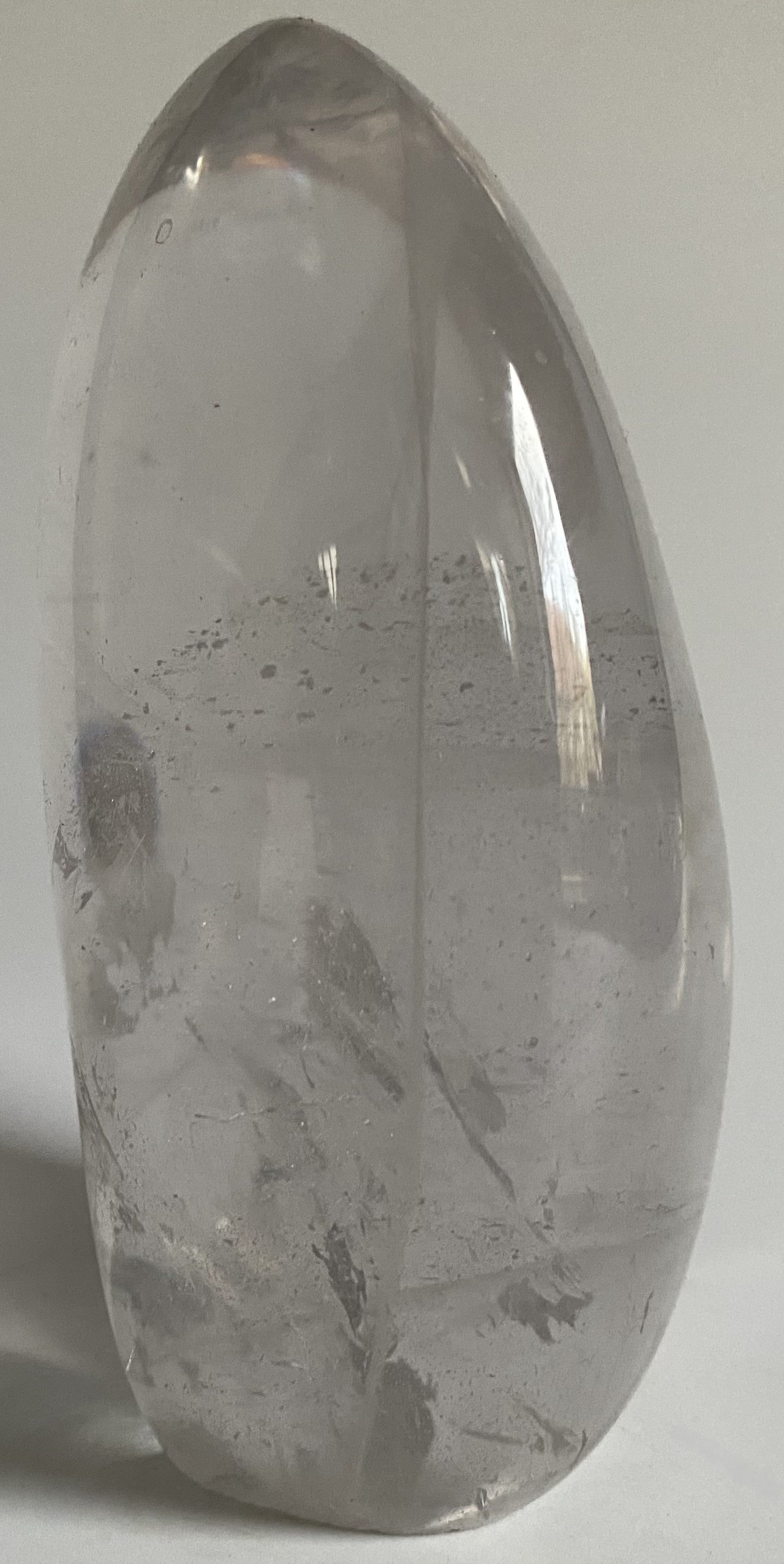 Sculptura din Cuart Transparent 11.8cm piatra semipretioasa cristala de stanca clara