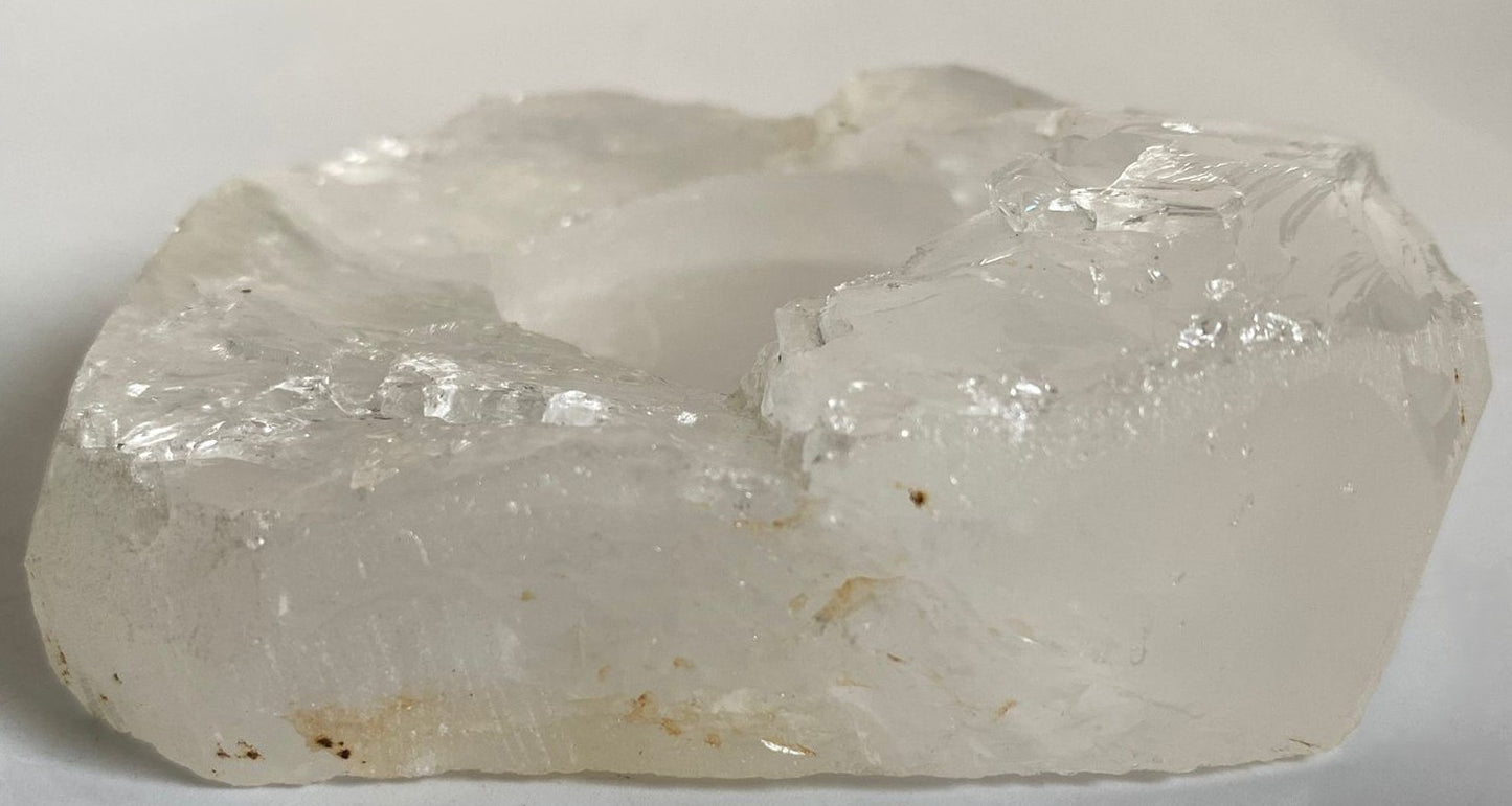 Cuart Transparent (Cristal de Stanca) - Suport de lumanare 9.4cm