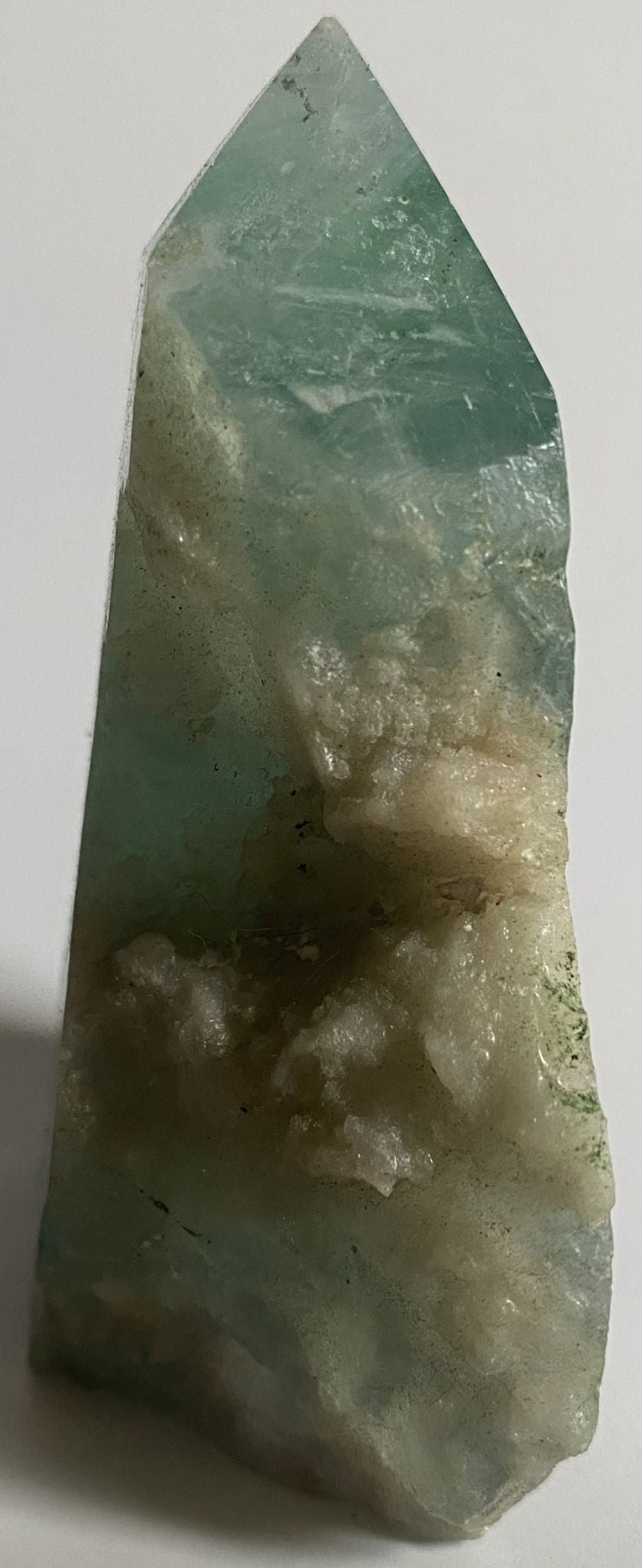 Fluorit Rainbow (Curcubeu) - Obelisc Brut 9.3cm - Pietre Semipretioase Naturale