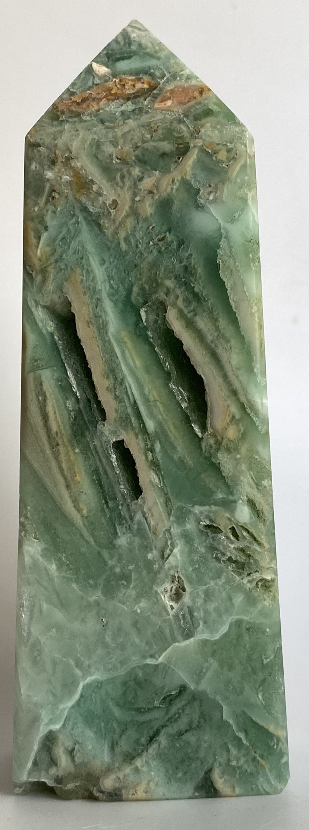 Fluorit Verde - Obelisc piatra semipretioasa