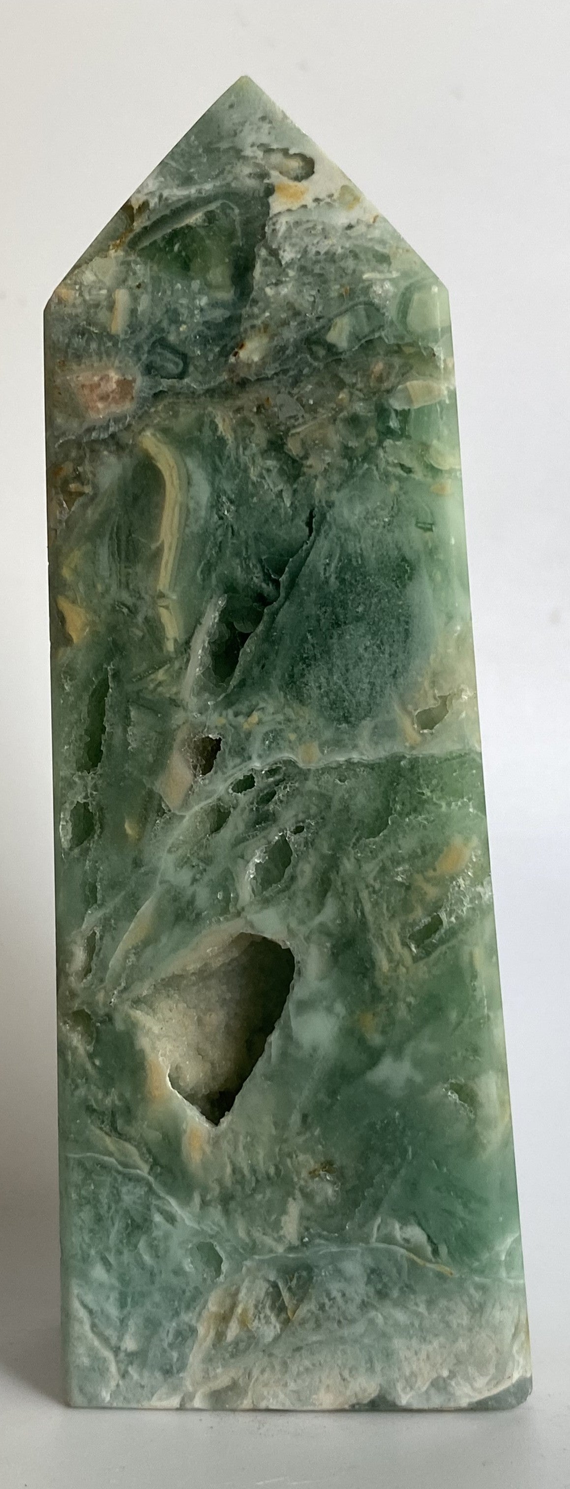 Fluorit Verde - Obelisc piatra semipretioasa