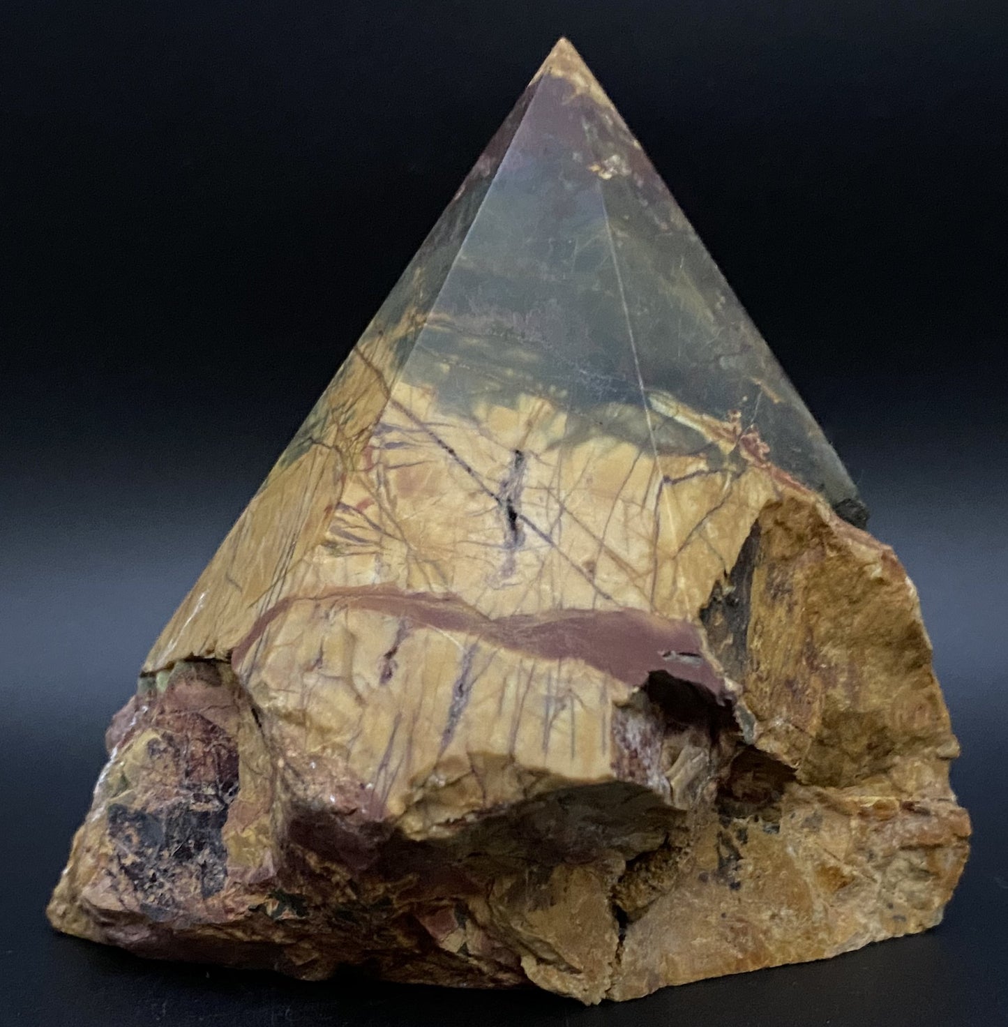 Jasp Creek - Varf polisat piatra semipretioasa