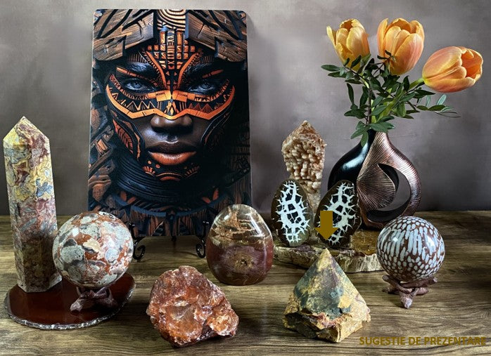 Jasp Creek - Varf polisat piatra semipretioasa