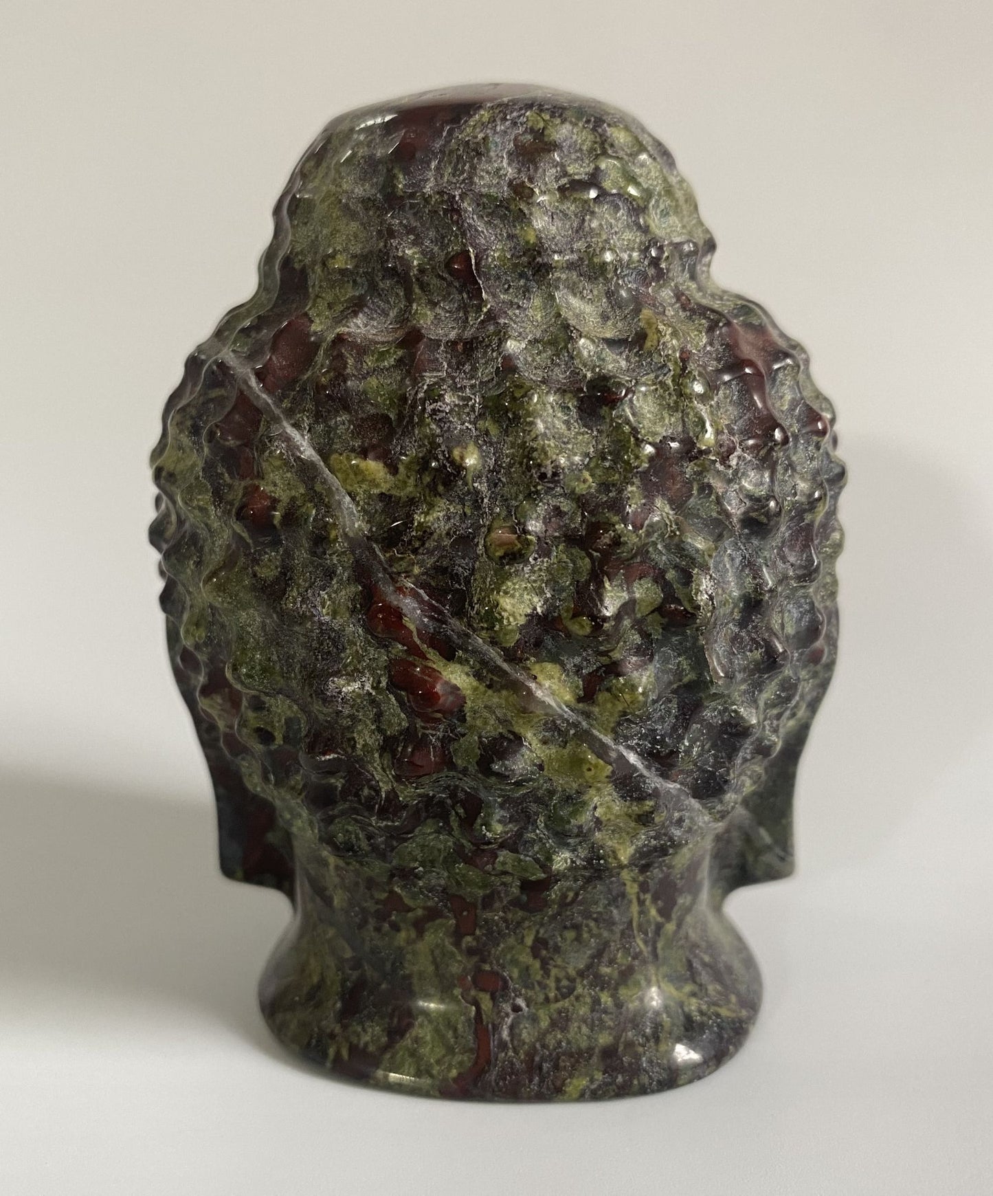 Jasp Sangele Dragonului - Sculptura Buddha - Decoratiune Piatra Semipretioasa