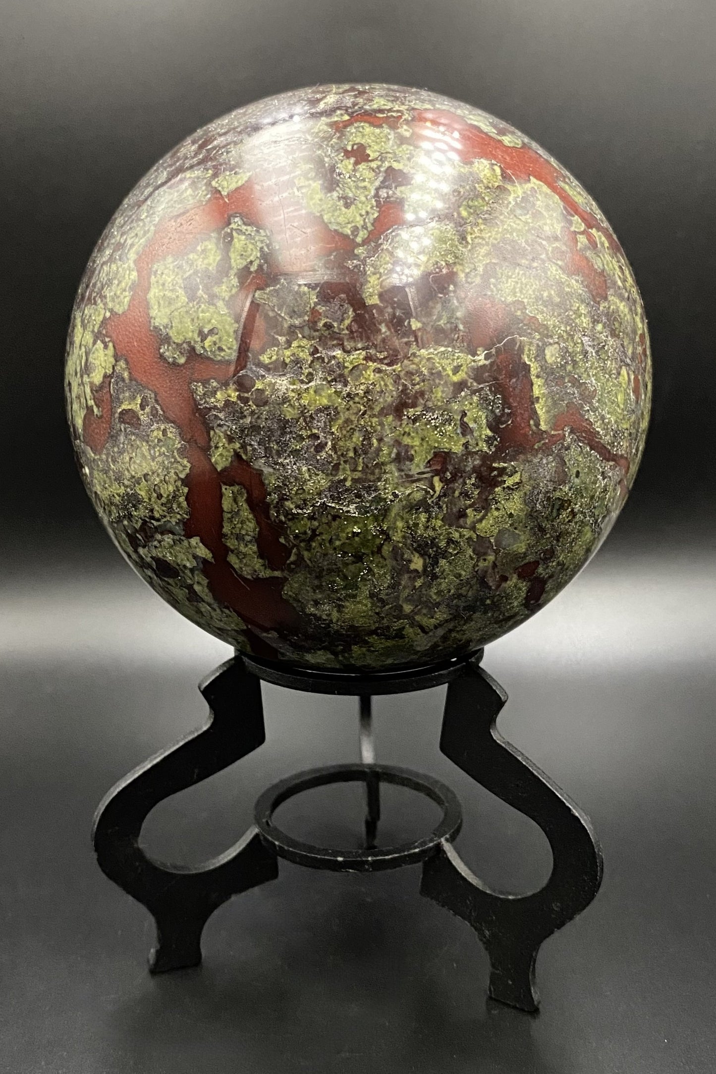 Jasp Sangele Dragonului - Sfera piatra semipretioasa