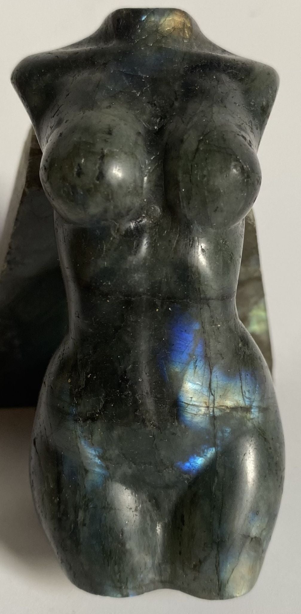 Labradorit - Sculptura nud - Decoratiune Piatra Semipretioasa