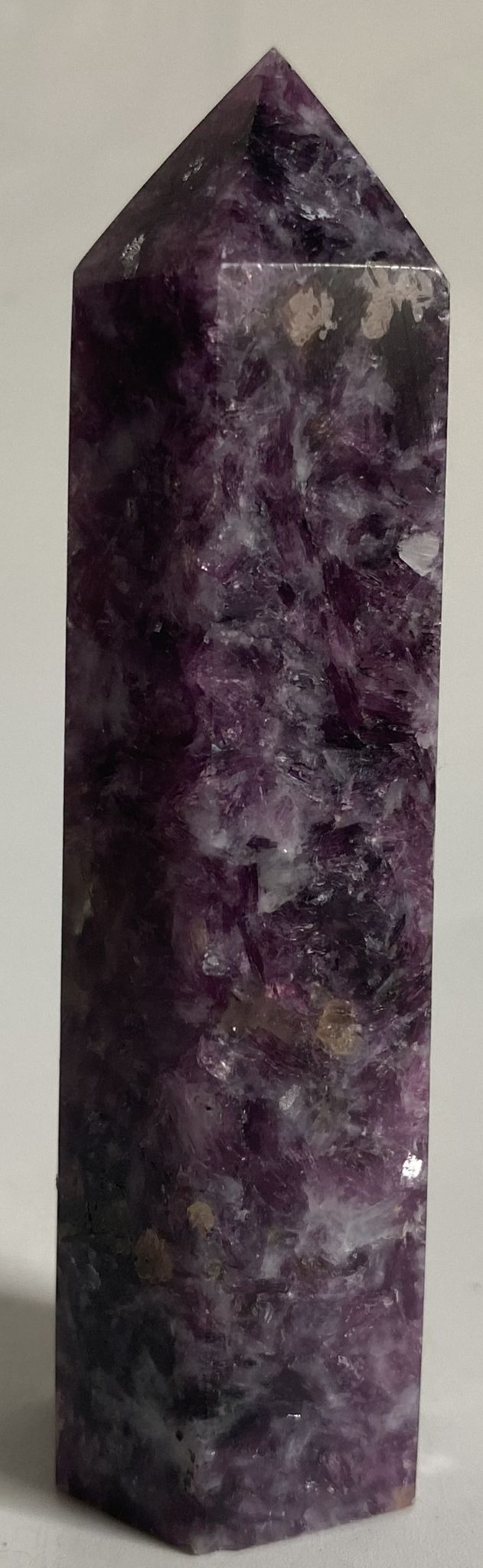 Lepidolit - Obelisc 9.1cm - Decoratiune Piatra Semipretioasa