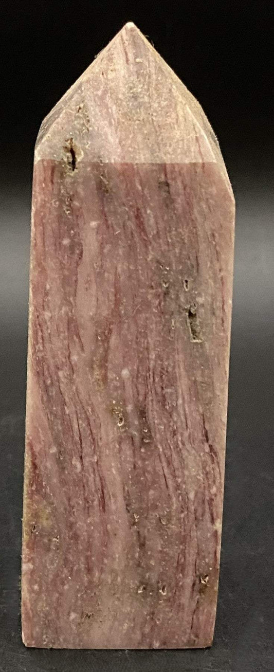 obelisc din Muscovit Roz natural, 8.4 cm, piatra semipretioasa roz