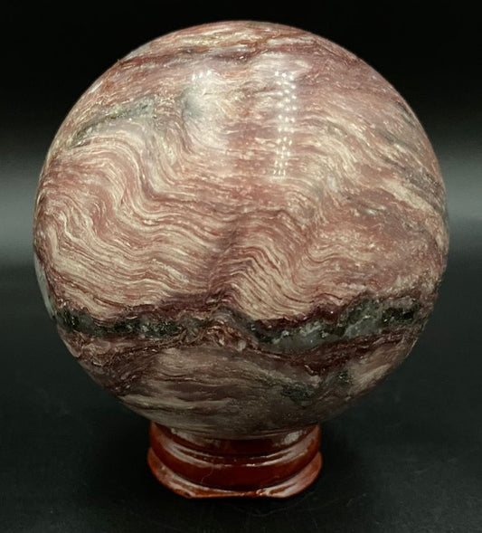 Muscovit Roz (Mica) - Sfera piatra semipretioasa