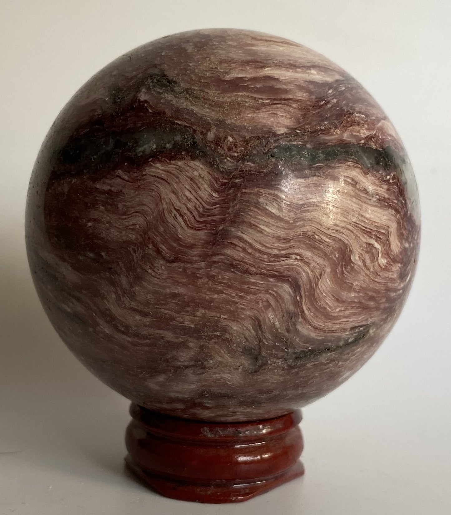 Muscovit Roz (Mica) - Sfera piatra semipretioasa