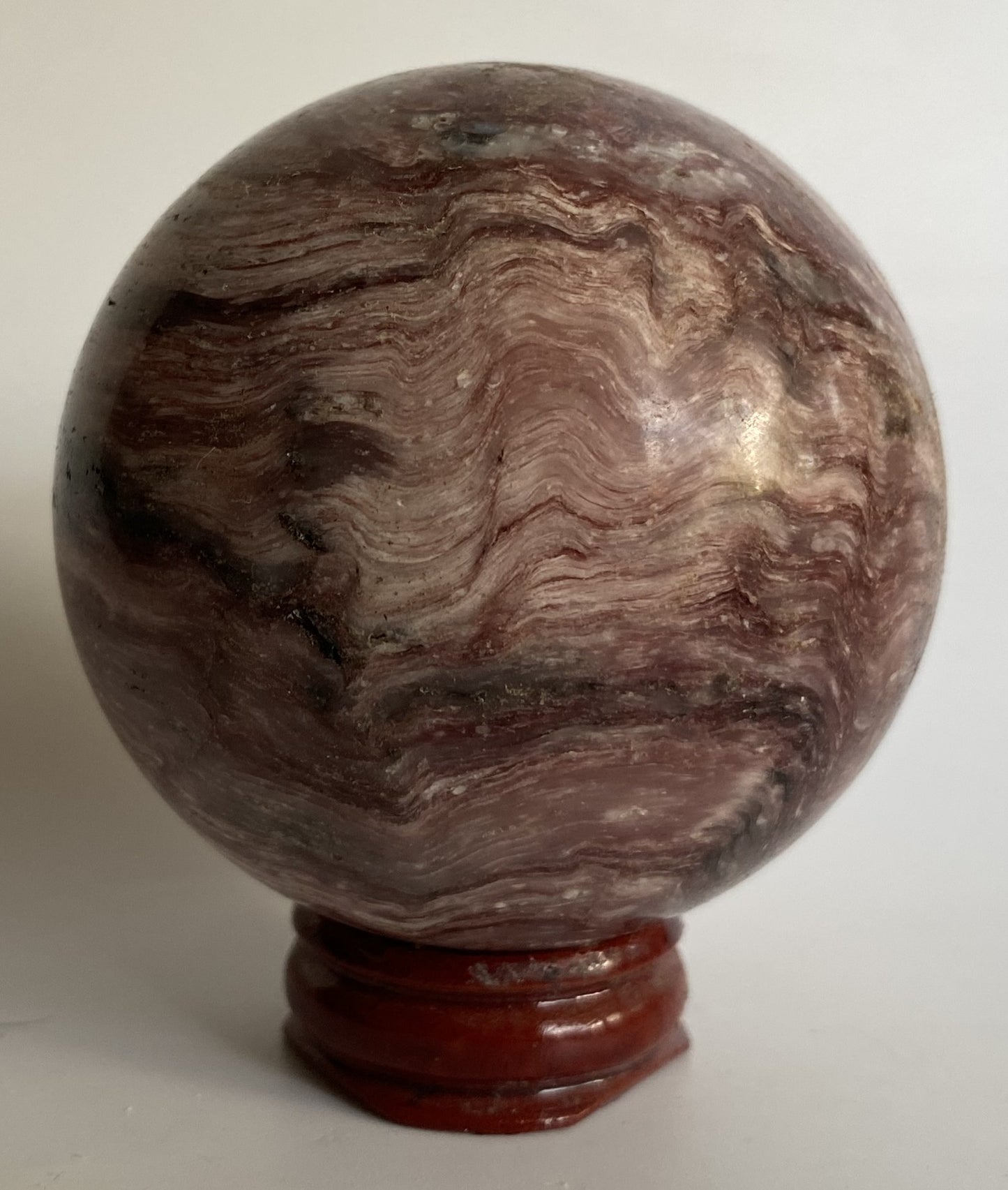 Muscovit Roz (Mica) - Sfera piatra semipretioasa