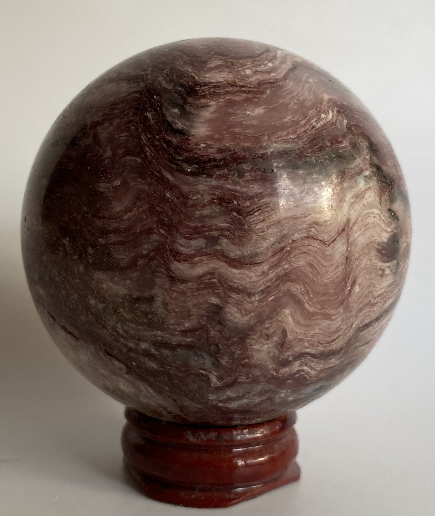 Muscovit Roz (Mica) - Sfera piatra semipretioasa