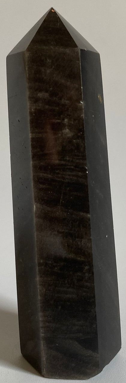 Obsidian Argintiu - Obelisc 9cm - Pietre Semipretioase Naturale