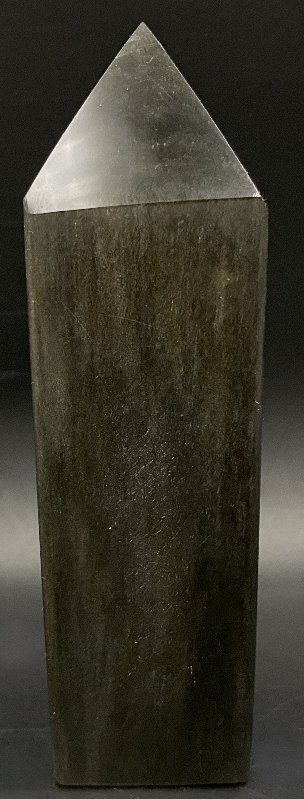 Obsidian Auriu - Obelisc piatra semipretioasa