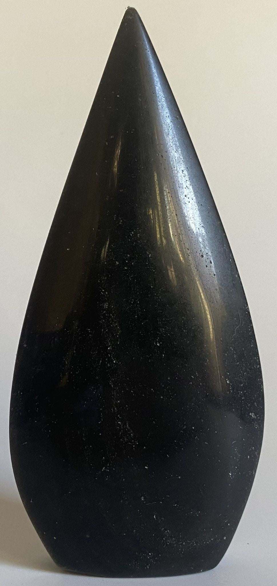 Sculptura Obsidian Auriu 13.7cm din pietre semipretioase naturale