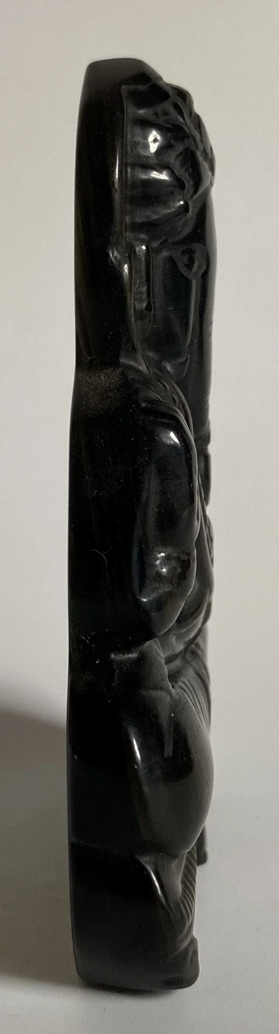 Obsidian Auriu - Sculptura Ganesha - Decoratiune Piatra Semipretioasa