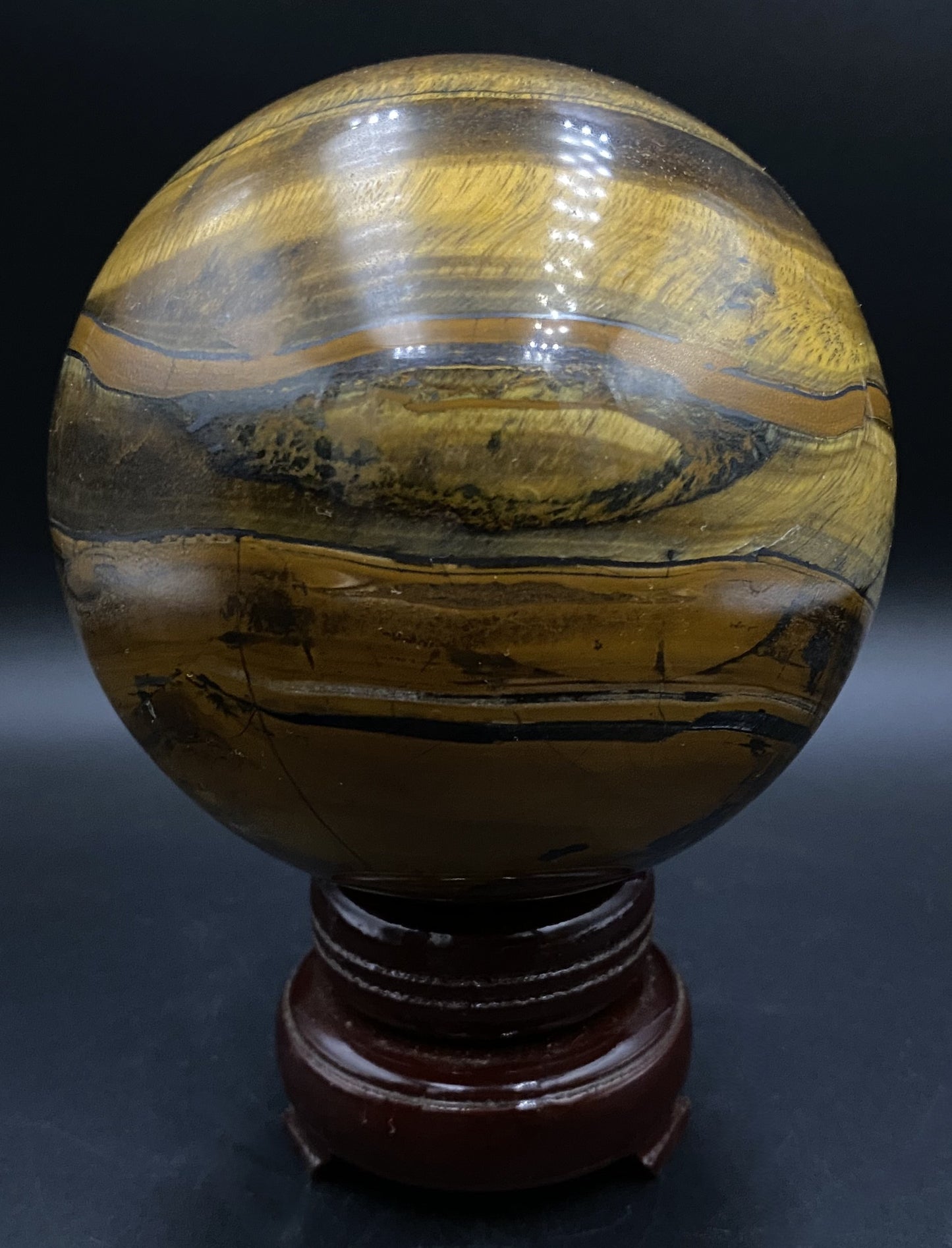 Ochi de Tigru - Sfera piatra semipretioasa