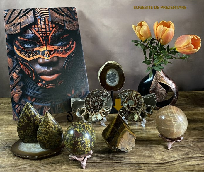 Ochi de Tigru - Varf polisat piatra semipretioasa