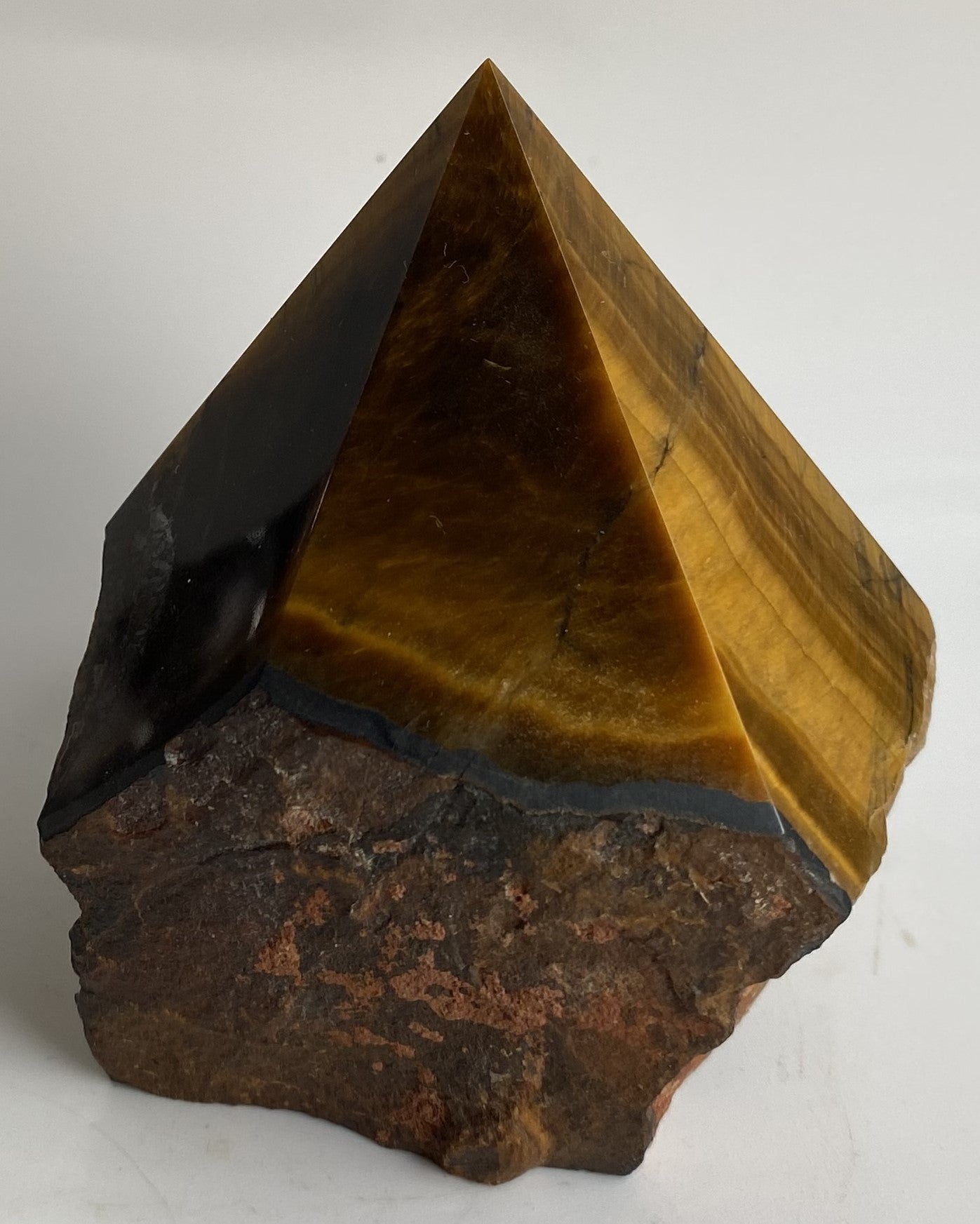 Ochi de Tigru - Varf polisat piatra semipretioasa