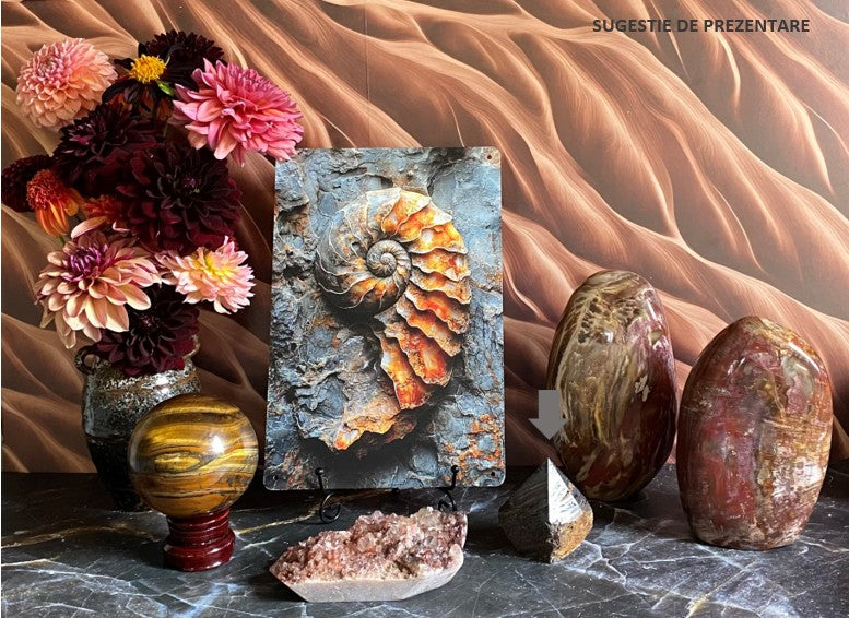 Ochi de Tigru cu Fier - Varf polisat piatra semipretioasa