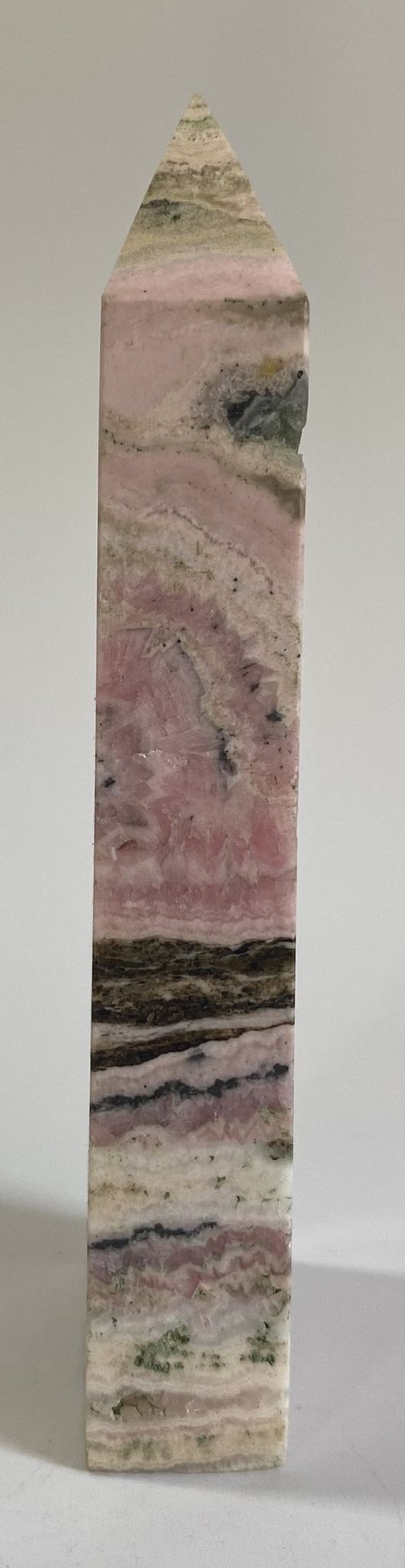 Rodocrozit Peru - Obelisc 10cm - Pietre Semipretioase Naturale