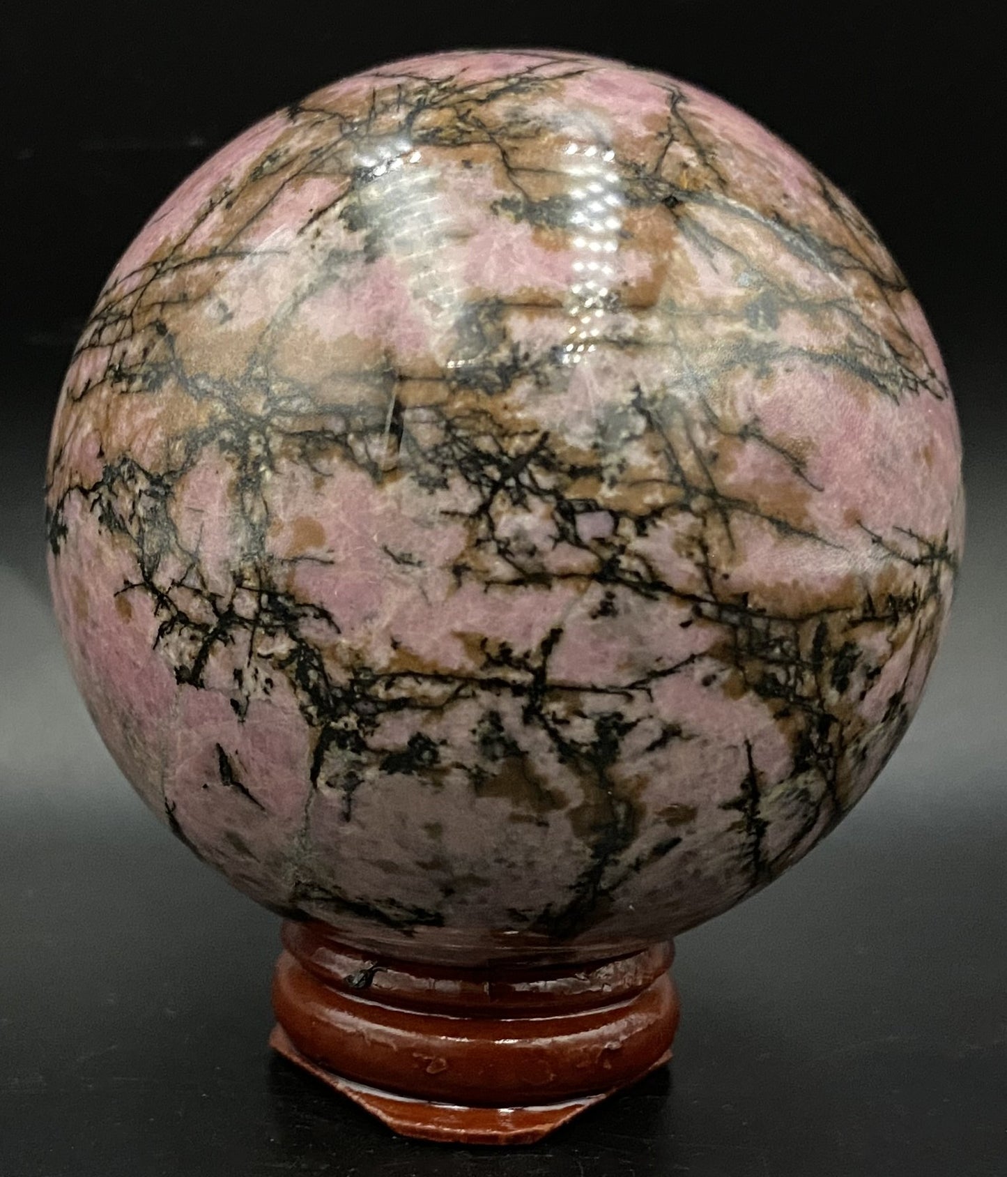 Rodonit - Sfera piatra semipretioasa