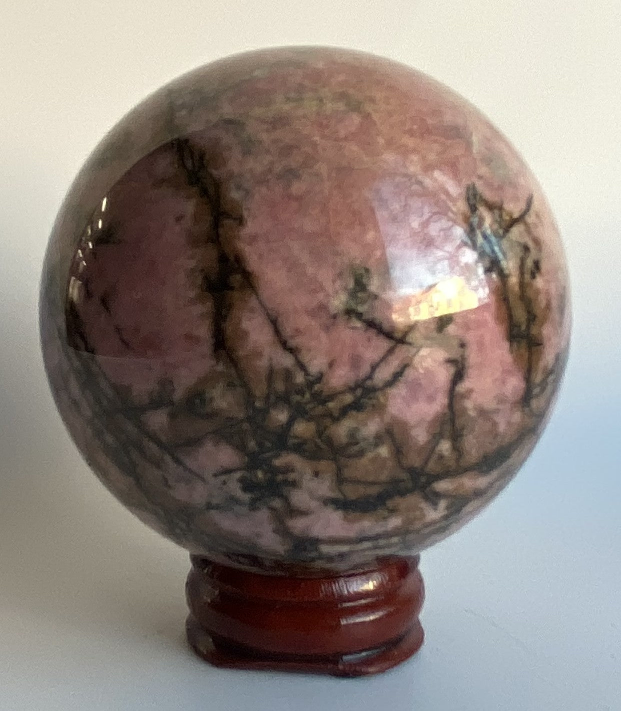 Rodonit - Sfera piatra semipretioasa