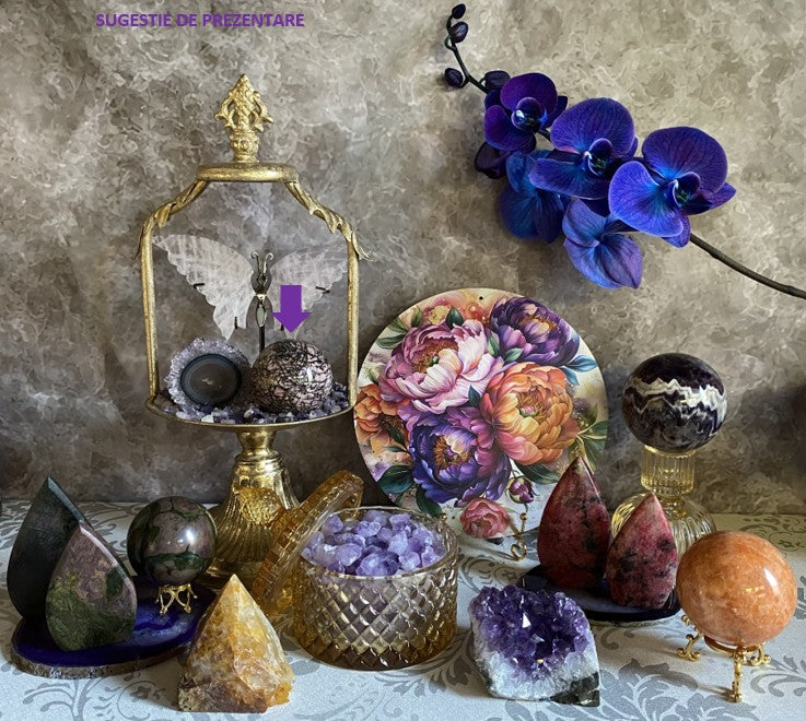 Rodonit - Sfera piatra semipretioasa