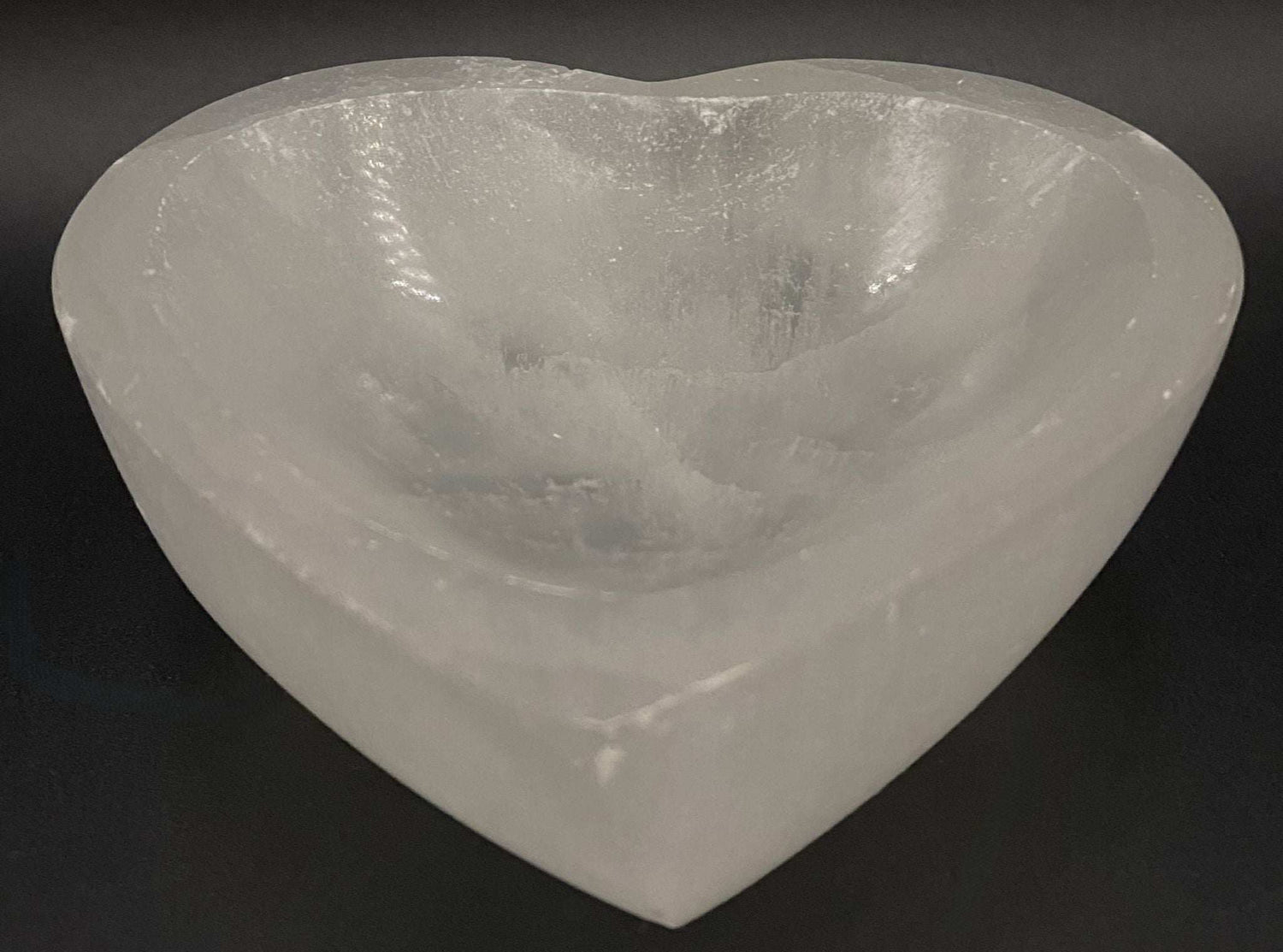 Bol din Selenit natural 10.2cm pentru decor si energie pozitiva