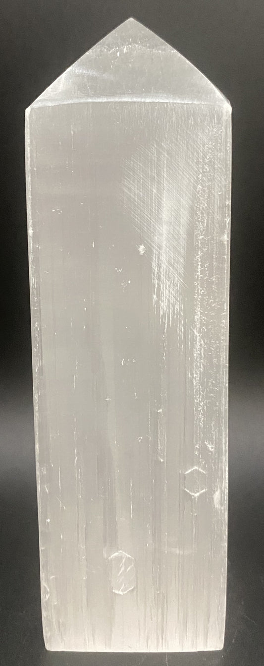 Selenit - Obelisc piatra semipretioasa