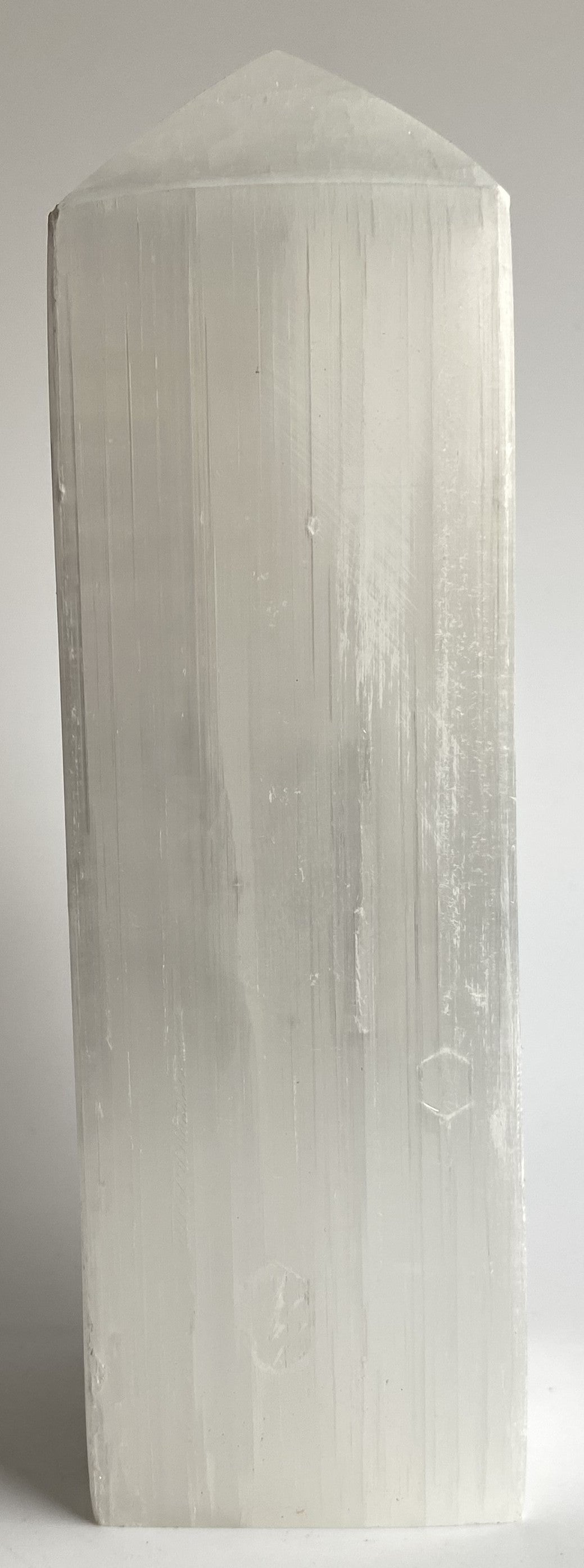 Selenit - Obelisc piatra semipretioasa